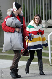 Hayden Christensen and Rachel Bilson visit Hudson's Bay Co.