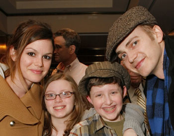 Hayden Christensen and Rachel Bilson attend Collegiate Chorale at Carnegie Hall.