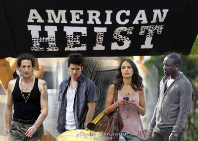 Actor and Hayden Christensen and the cast of American Heist, Adrien Brody, Jordana Brewst and Akon. American Heist will debut at the 2014 Toronto Film Festival.