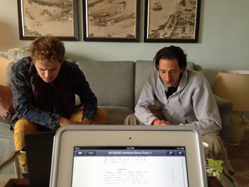 Hayden Christensen and Adrien Brody rehearse in New Orleans for American Heist.