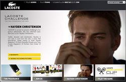 Hayden Christensen Foreword for Lacoste Challenge