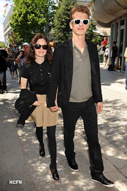 Hayden and Rachel at Roland Garros 2009 French Open