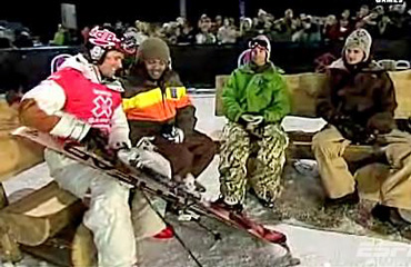 Hayden Christensen, Jon Olsson, Sal Masekela at Winter X Games 12