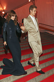 Hayden and Rachel leaving the Met Costume Gala 2008