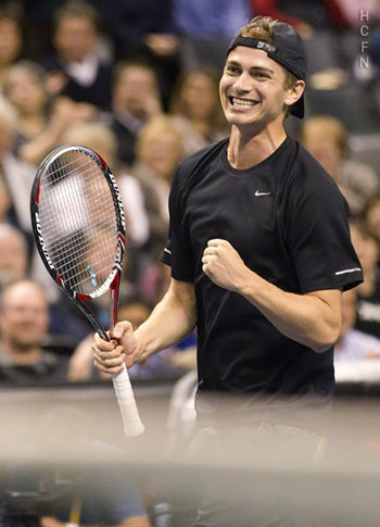 Hayden Christensen tennis November 17, 2011 at the Air Canada Centre.