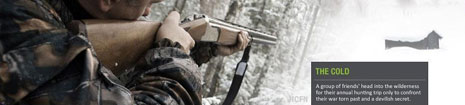 Hayden Christensen stars in The Cold filming in Canada winter 2010.