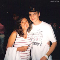 Hayden Christensen with Terri at Bullrun 2006