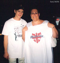 Terri meets Hayden Christensen at Bullrun 2006
