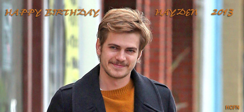 Happy Birthday Hayden Christensen 2013.