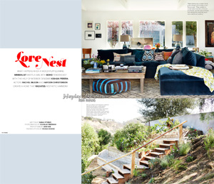 Lonny Magazine's Marriage of Styles: Hayden Christensen and Rachel Bilson style a new home together.