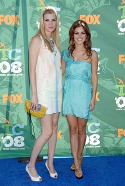 Rachel Bilson Teen Choice Award Winner for Jumper with friend Kaylen Christensen