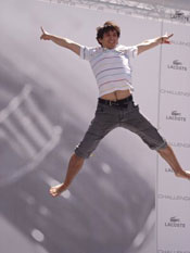 Publicity Jump for Lacoste Challenge Paris