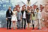 Hayden Christensen, Nicolas Cage, Liu Yifei and Summer Jike at Outcast Press Conference