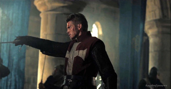 Hayden Christensen as a Knight of the Crusades in Outcast trailer.