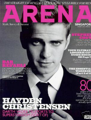 AXM Magazine It's a tough life for Hayden Christensen