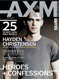 Hayden Christensen cover AXM magazine