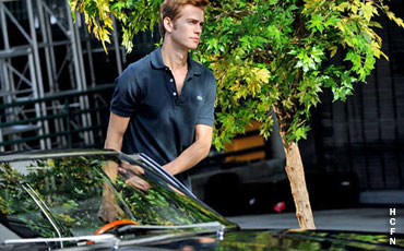 Hayden Christensen commercial shoot for Lacoste Challenge