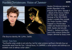 Quantum Quest animated 3D with Hayden Christensen as the voice of Jammer