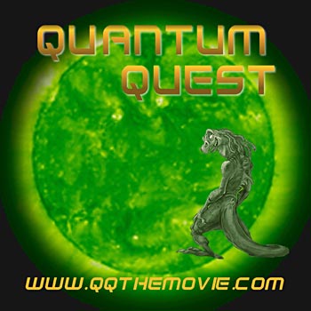 Hayden is Jammer surfing the solar winds in Quantum Quest