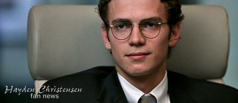 Hayden Christensen as Stephen Glass in Shattered Glass.