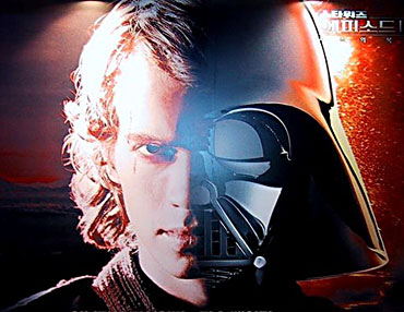 Hayden Christensen as Anakin Skywalker and Darth Vader