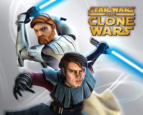 Anakin and Obi Wan Star Wars Clone Wars - Cartoon Network