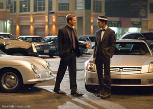 Hayden Christensen and Paul Walker in a scene from Takers in theaters August 27, 2010