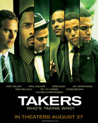 New Takers poster with Hayden Christensen