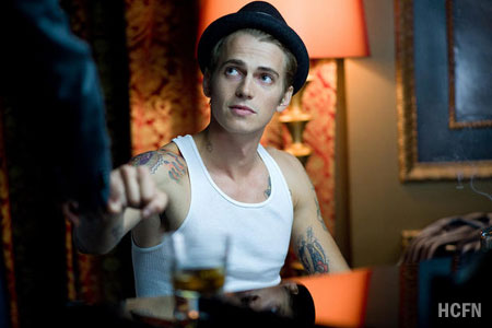 Smooth operator Hayden Christensen as AJ in the movie Takers