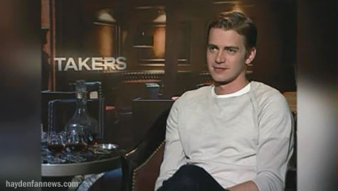Hayden Christensen interview ET Canada and Takers preview.