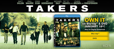 Hayden Christensen in Takers on Blue-Ray and DVD January 18, 2011.