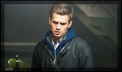 Hayden Christensen having deep thoughts in a scene from Vanishing on 7th Street.